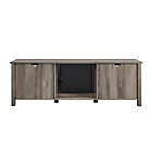 Alternate image 5 for Forest Gate&trade; 70" Window Pane Fireplace TV Stand in Grey Wash