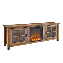 Forest Gate™ 70" Window Pane Fireplace TV Stand