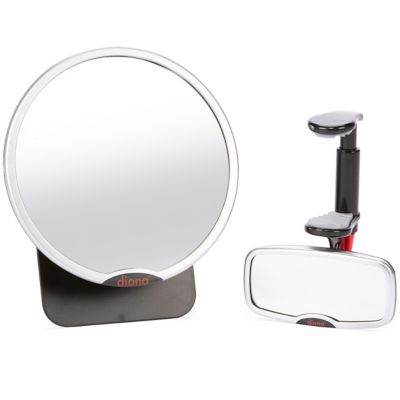 Diono&reg; 2-Piece Easy View&trade; and See Me Too&trade; Mirror Set in Silver