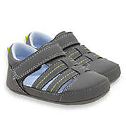 Ro+Me by Robeez&reg; Size 0-6M Strap Sandal in Charcoal
