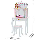 Alternate image 9 for Fantasy Fields by Teamson Kids Dreamland Castle Toy Vanity Set in White/Pink