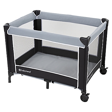 Baby Trend&reg; Portable Playard with Bassinet in Twinkle Grey. View a larger version of this product image.