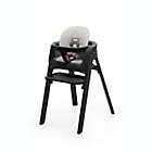 Alternate image 1 for Stokke&reg; Steps&trade; High Chair with Tray in Black/Grey