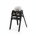 Alternate image 1 for Stokke&reg; Steps&trade; High Chair with Tray in Black/Grey