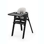 Alternate image 0 for Stokke&reg; Steps&trade; High Chair with Tray in Black/Grey