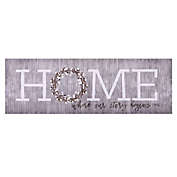 Patton Wall Decor 12-Inch x 36-Inch &quot;Home Where Our Story Begins&quot; Canvas Wall Art