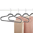 Alternate image 1 for Squared Away&trade; No Slip Slim Hangers with Chrome Hook (Set of 16)