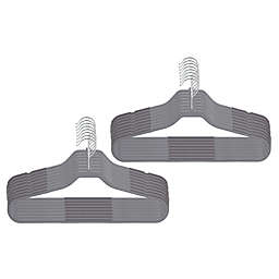 Squared Away™ No Slip Slim Hangers with Chrome Hook (Set of 16)