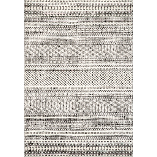Alternate image 1 for nuLOOM Catherine Henna Tribal Bands 2' x 3' Accent Rug in Off White