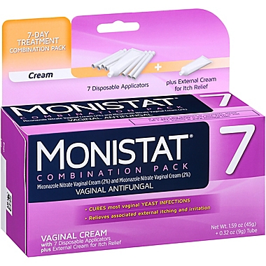 Monistat&reg; 7 Cure & Itch Relief&trade; Vaginal Antifungal Combination Pack. View a larger version of this product image.