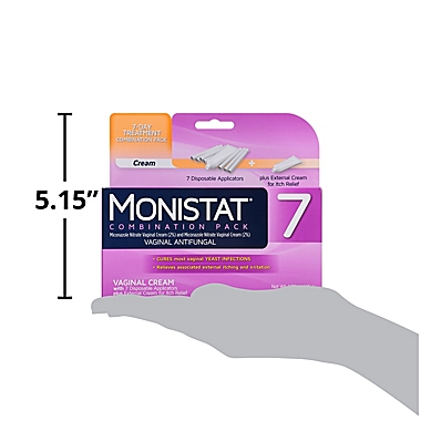 Monistat&reg; 7 Cure & Itch Relief&trade; Vaginal Antifungal Combination Pack. View a larger version of this product image.