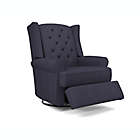 Alternate image 0 for Best Chairs Finley Swivel Glider Recliner in Navy