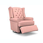 Alternate image 0 for Best Chairs Finley Swivel Glider Recliner in Blush