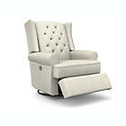 Alternate image 0 for Best Chairs Finley Swivel Glider Power Recliner in Ivory Snow