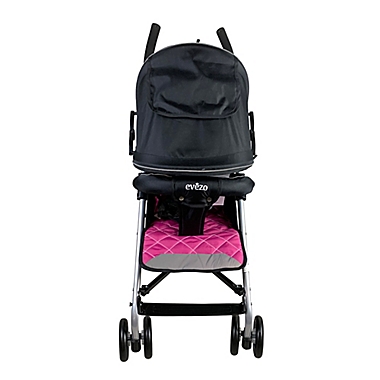 Evezo Travis Luxury Lightweight Umbrella Stroller in Pink. View a larger version of this product image.