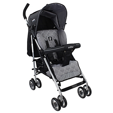 Evezo Travis Luxury Lightweight Umbrella Stroller in Grey. View a larger version of this product image.
