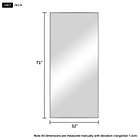 Alternate image 5 for Neutype 71-Inch x 31-Inch Full Length Standing Floor Mirror in Grey/Silver