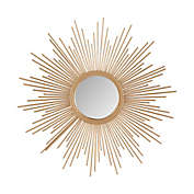 Madison Park Fiore Sunburst Mirror in Gold