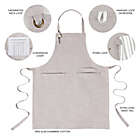 Alternate image 2 for Our Table&trade; Select Chambray Apron in Grey