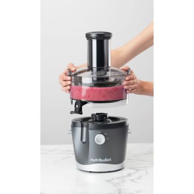 Nutribullet&reg; Juicer&trade; in Black/Silver. View a larger version of this product image.