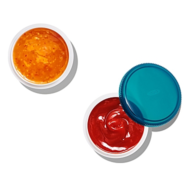 OXO Good Grips&reg; Prep & Go Leakproof Condiment Keepers (Set of 3). View a larger version of this product image.