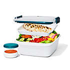 Alternate image 6 for OXO Prep &amp; Go&reg; Food Storage Container Collection in White/Teal