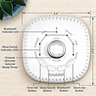 Alternate image 4 for Sharp&reg; Dreamcaster LED Alarm Clock in White