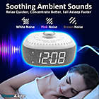 Alternate image 5 for Sharp&reg; Dreamcaster LED Alarm Clock in White