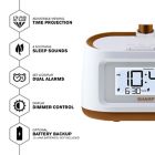 Alternate image 3 for Sharp&reg; Projection Alarm Clock in White