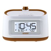 Sharp&reg; Projection Alarm Clock in White