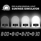 Alternate image 3 for Sharp&reg; Sunrise LED Alarm Clock in White