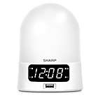 Alternate image 0 for Sharp&reg; Sunrise LED Alarm Clock in White