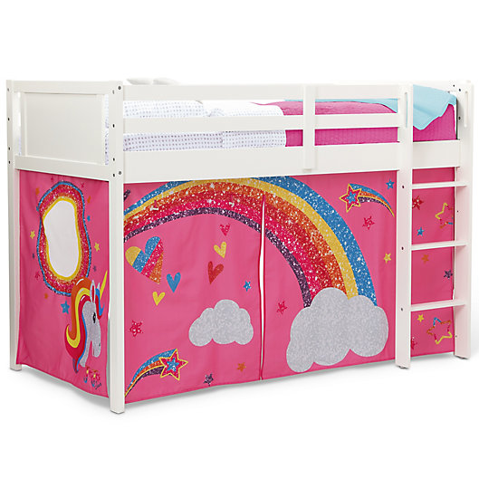 Alternate image 1 for Delta Children® JoJo Siwa Loft Bed Tent in Pink