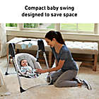 Alternate image 1 for Graco&reg; Slim Spaces&trade; Compact Baby Swing in Etcher