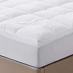 Feather and Loom Triple Chamber Mattress Topper in White
