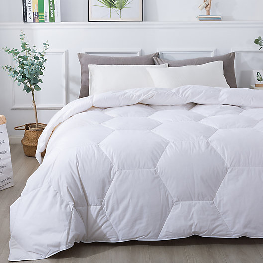 Feather And Loom Honeycomb Down, Bed Bath And Beyond Down Comforters King
