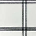 Alternate image 1 for Elrene Farmhouse Living Plaid 84-Inch Room Darkening Curtain Panel in Grey (Single)
