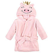 Hudson Baby&reg; Size 0-9M Plush Pig Bathrobe in Pink