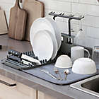 Alternate image 16 for Umbra&reg; U Dry Dish Rack with Stemware Holder and Mat in Charcoal