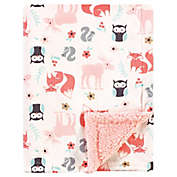 Hudson Baby&reg; Girl Plush Sherpa Blanket in Pink