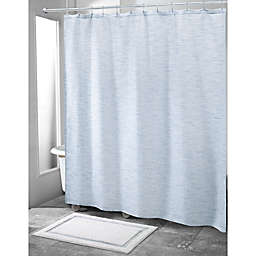 Avanti Dakota Stripe Shower Curtain in Blue/White