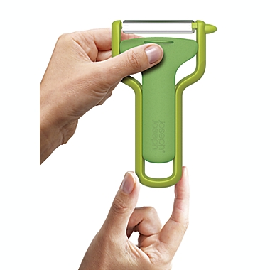 Joseph Joseph&reg; SafeStore&trade; Straight Peeler in Green. View a larger version of this product image.