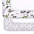 Alternate image 3 for The Peanutshell&trade; 2-Piece Dino Fitted Crib Sheets in Green/Grey