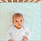 Alternate image 2 for The Peanutshell&trade; 2-Pack Stars Fitted Crib Sheets in Grey/Mint