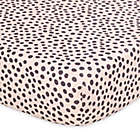 Alternate image 2 for The Peanutshell&trade; 2-Pack Animal Print Fitted Crib Sheets in Ivory/Black