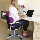 Alternate image 7 for Acubliss Mat+Pillow+Strap Bundle in Purple