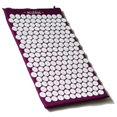 Acubliss Mat+Pillow+Strap Bundle in Purple. View a larger version of this product image.