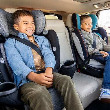 Evenflo&reg; GOLD Revolve 360 Rotational All-In-One Convertible Car Seat in Sapphire Blue. View a larger version of this product image.