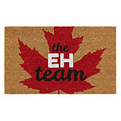 The FHE Group &quot;The EH Team&quot; 18&quot; x 30&quot; Leaf Door Mat in Natural