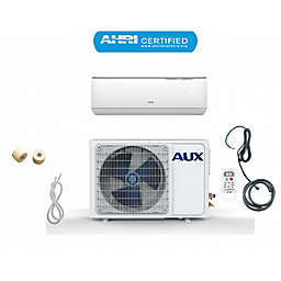 AUX 12,000 BTU Ductless Mini Split Air Conditioner with Heat Pump and 25-Foot Line in White